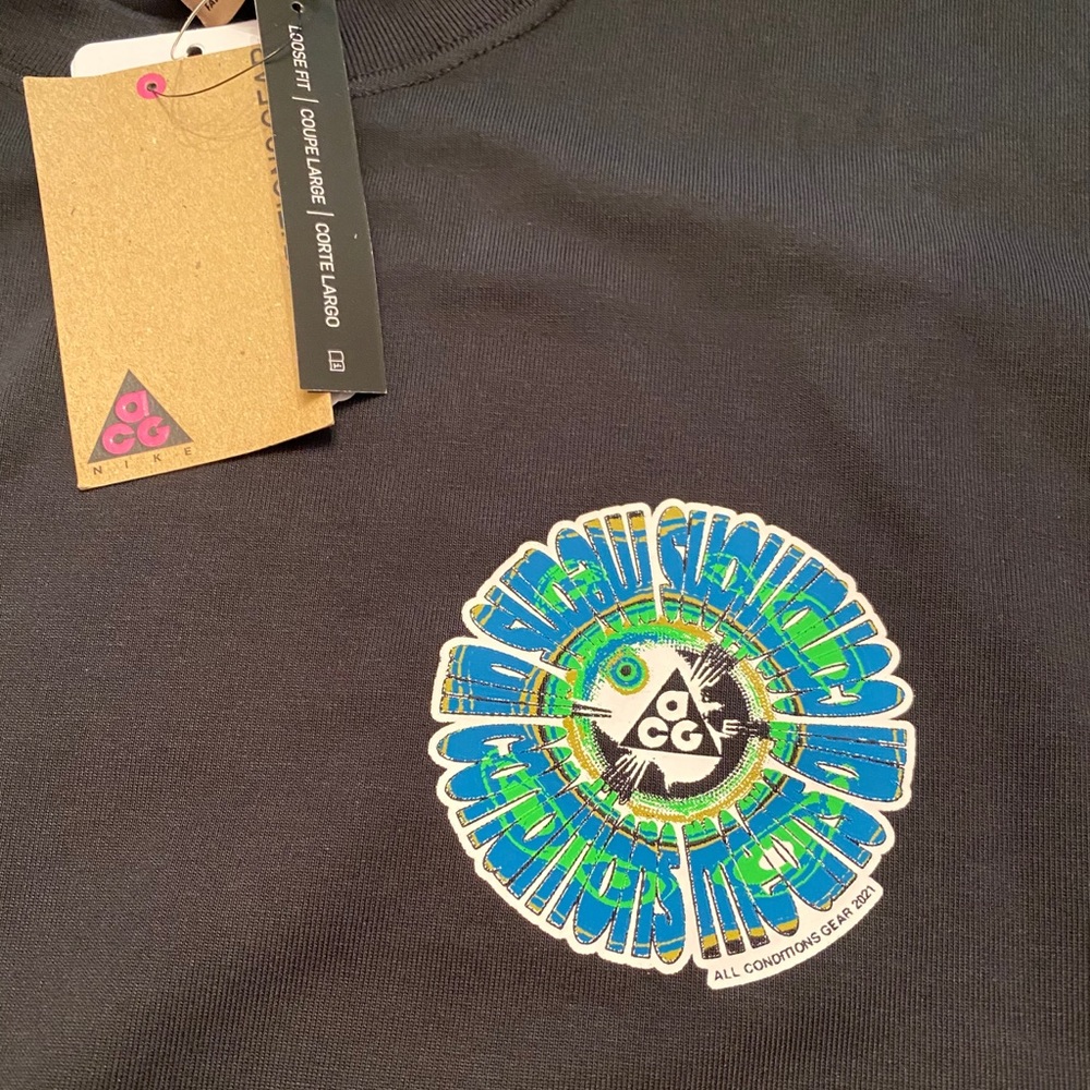 Nike ACG Long Sleeve Circle T Shirt DH3329 010 - Picture 4 of 5